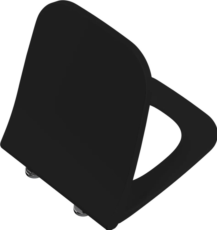 крышка-сиденье vitra integra 191-083-009 с микролифтом, черный матовый
