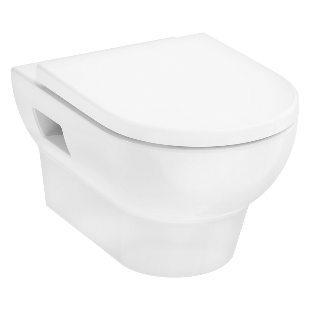 унитаз подвесной hansgrohe gladelake s 60201450 белый с сиденьем безободковый