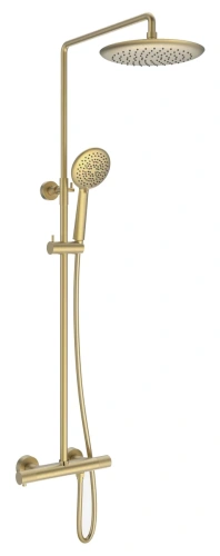 душевая стойка vincea desire vsfs-1d0tbg золотой матовый