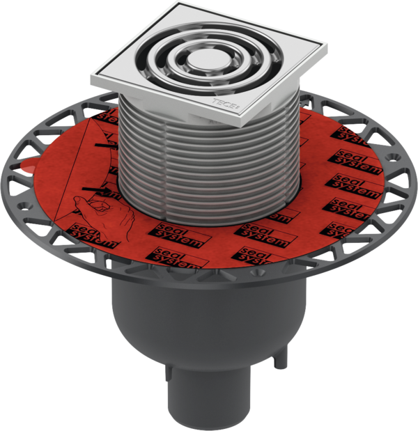 душевой трап tecedrainpoint s 130 хром матовый