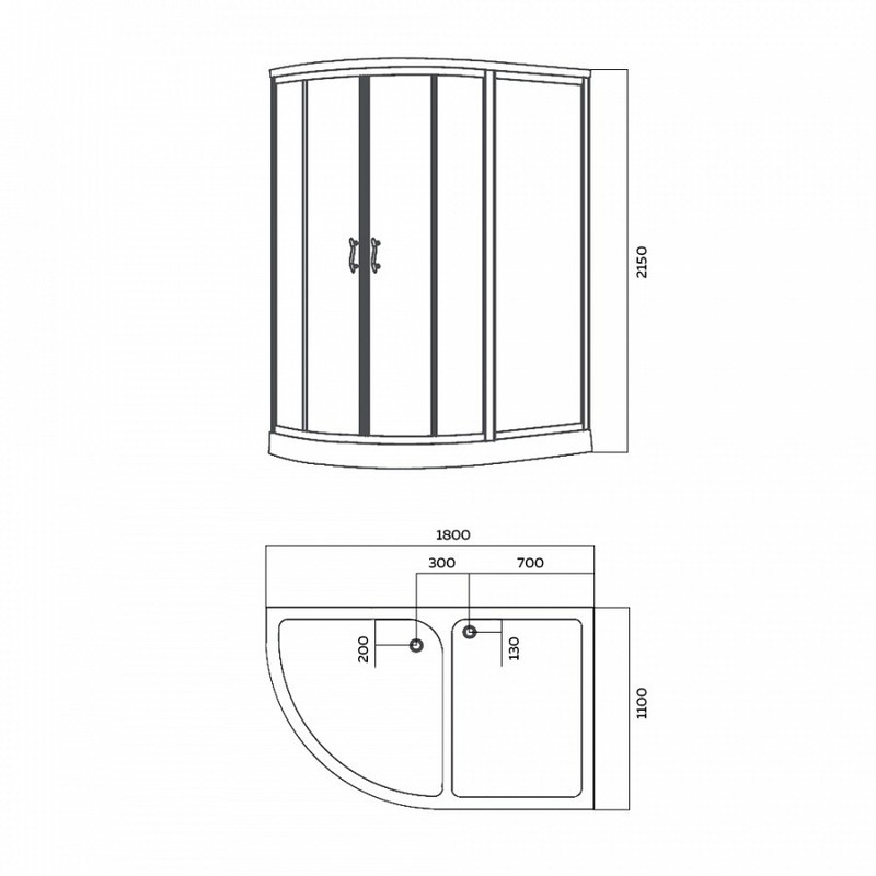 Душевой уголок Radaway Walk-in Modo X I Black 140 фото 7 душевой уголок radaway walk-in modo x i black 140 фото 7