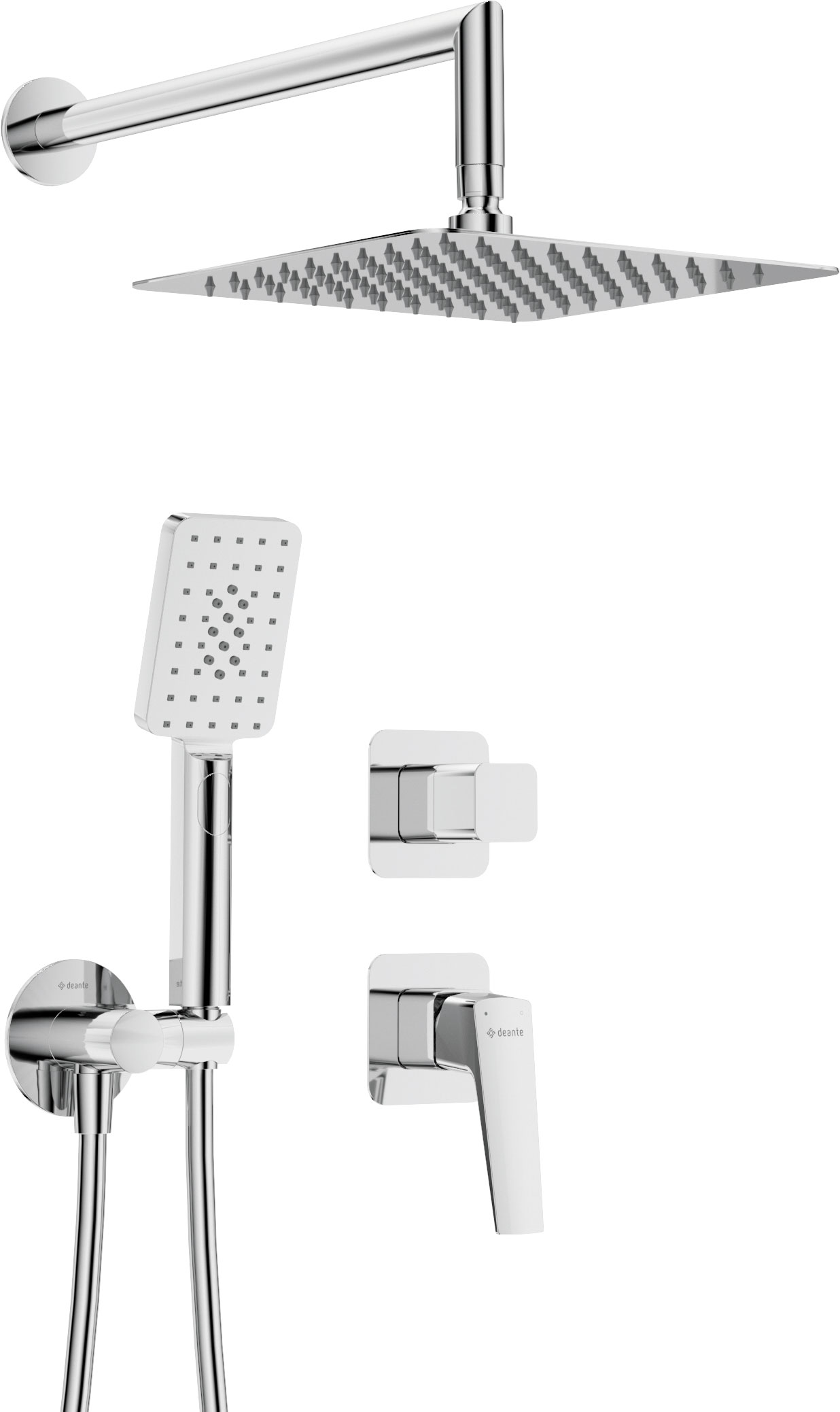 душевая система скрытого монтажа deante blur nql_09yk хром