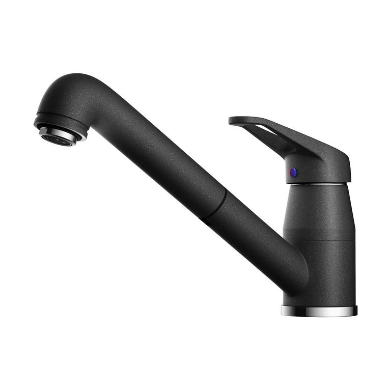 смеситель для кухни omoikiri tateyama-s 4994136 черный