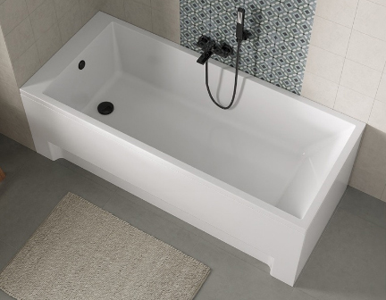 ванна акриловая bonito home (banoperito) grande 160x70 с ножками