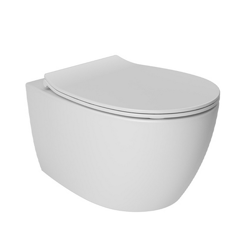 унитаз подвесной isvea sentimenti neo 10ar02010 36,3x51 белый матовый