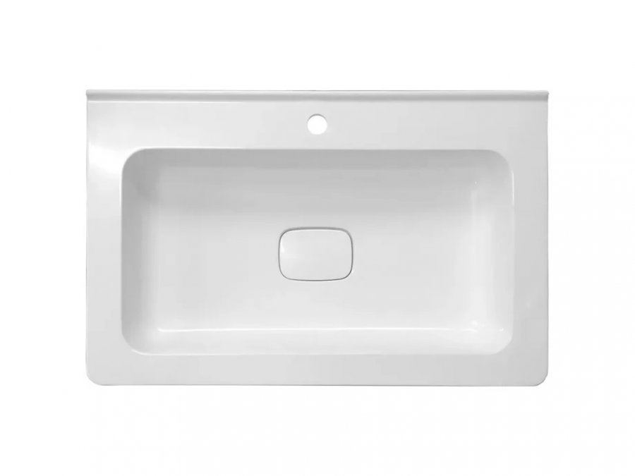 умывальник эстет kare luxe 70x45 белый матовый