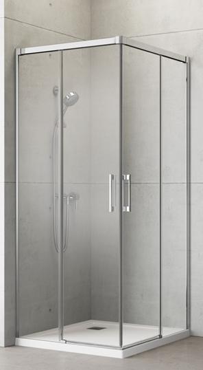 душевой уголок radaway idea kdd 110x80 прозрачное/хром