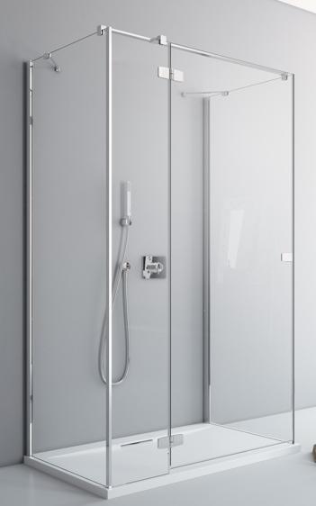 душевой уголок radaway fuenta new kdj+s 110x75 прозрачное/хром