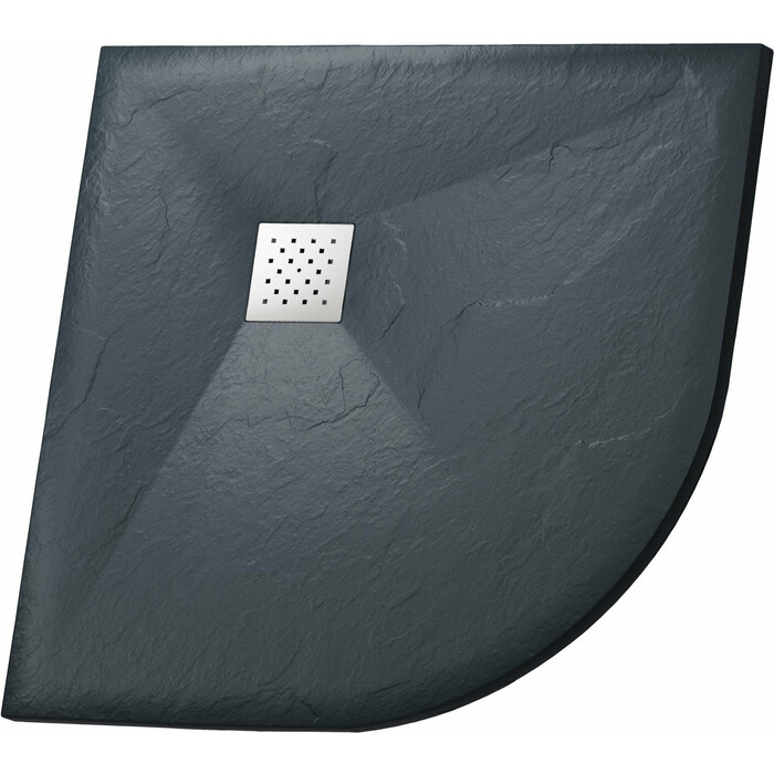 душевой поддон grossman strong gr-s2100100 100x100 графит