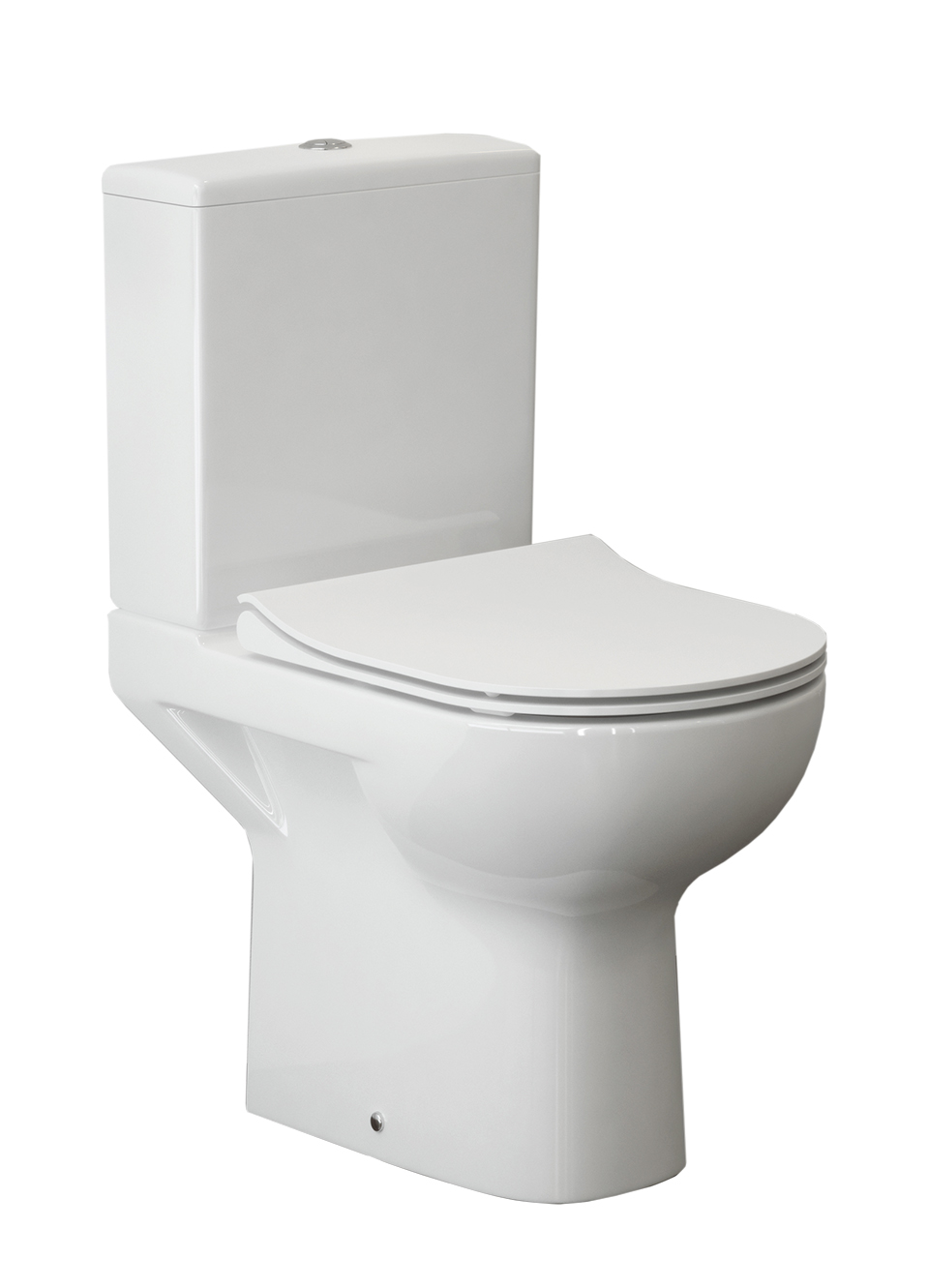 унитаз-компакт cersanit street fusion new clean on duroplast slim микролифт безободковый 64x37