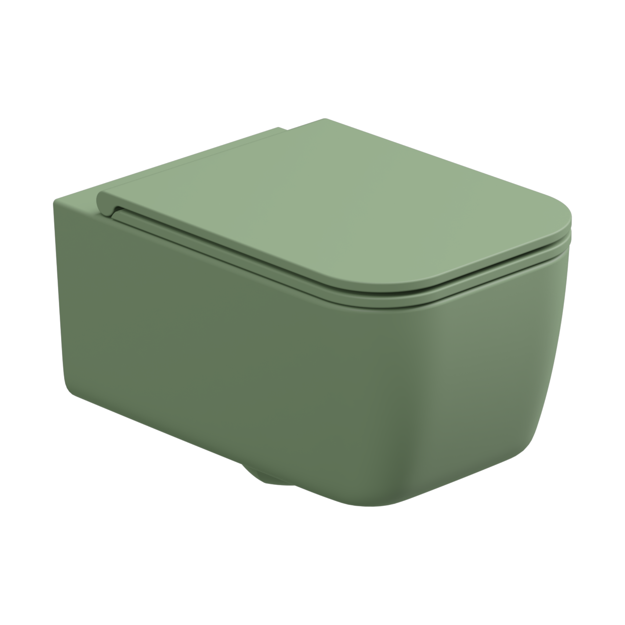 чаша подвесного унитаза gsg ceramic design brio brwcso031 36x52,5 без сиденья, salvia matt