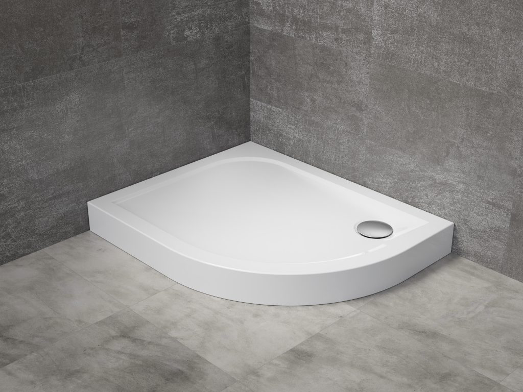 душевой поддон radaway delos e compact 90x80x11,5 левый