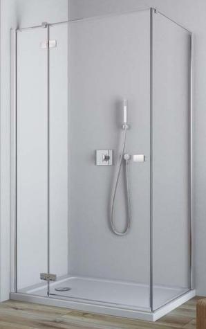 душевой уголок radaway fuenta new kdj 100x80 прозрачное/хром
