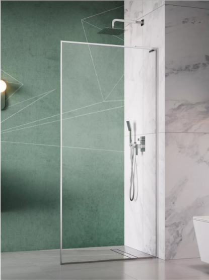 душевой уголок radaway modo f sl ii 55x200 правый, стекла прозрачные, профиль хром