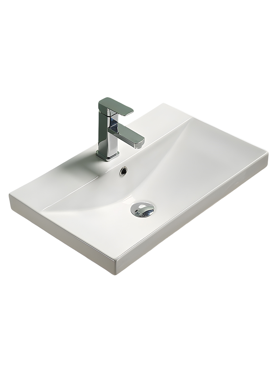умывальник накладной amore di mare cavo 60207-rr 60,8x39,8 белый