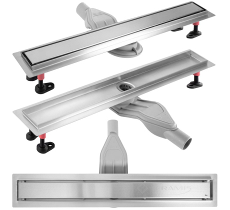 душевой лоток rea neox superflow nickel matt 60 матовый никель