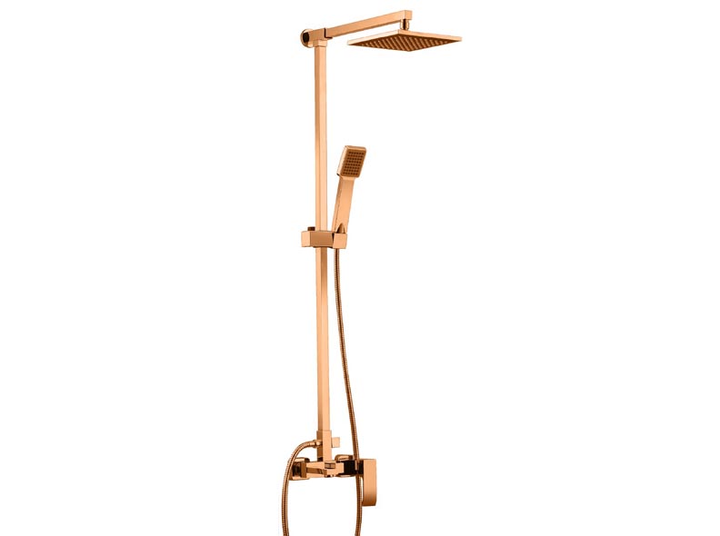 душевая стойка ahti kerava gold ka403101 с изливом, золото матовое