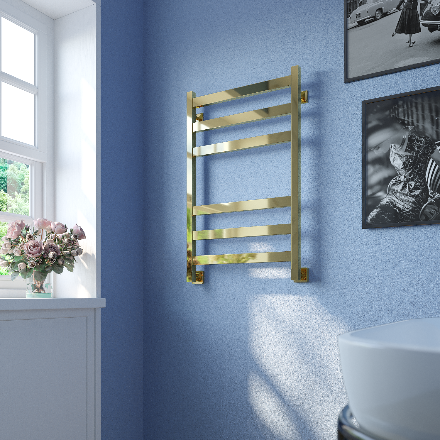 полотенцесушитель водяной stinox verona 50x80 золото глянец