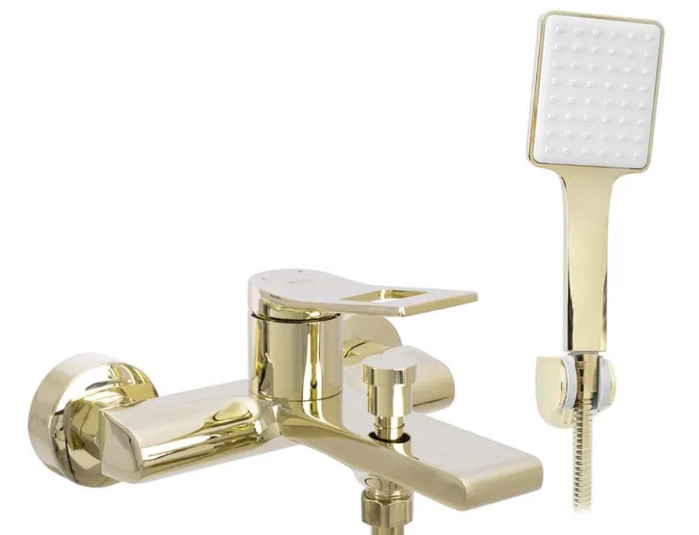 смеситель для ванны rea soul gold rea-b9923 золото