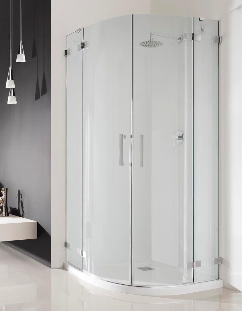душевой уголок radaway euphoria pdd 80x100 прозрачное/хром