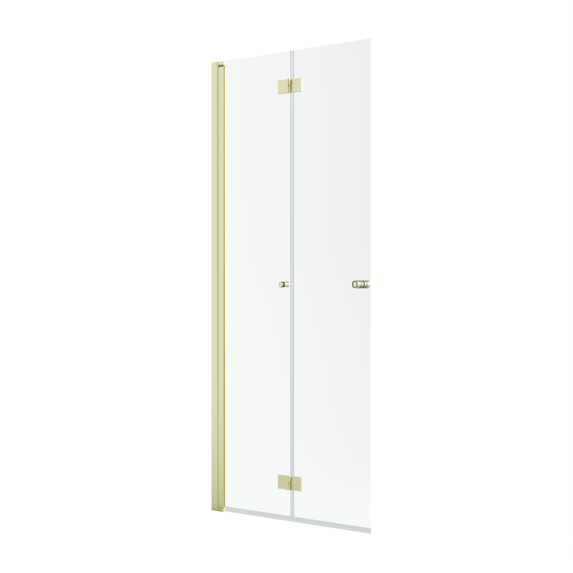 душевой уголок radaway nes 6 brushed light gold walk-in kdd b 100x200 левый, стекла прозрачные, профиль брашированное светлое золото