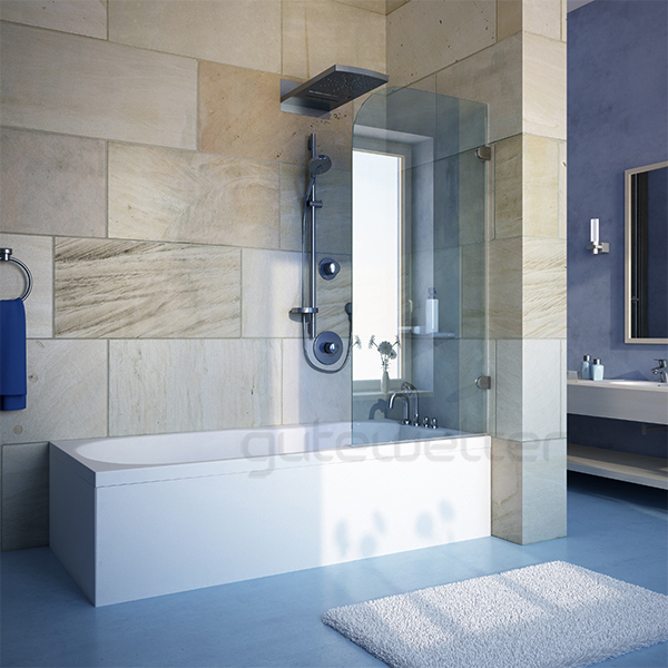 шторка на ванну gutewetter lux pearl gv-001a 60x150 (позолота)