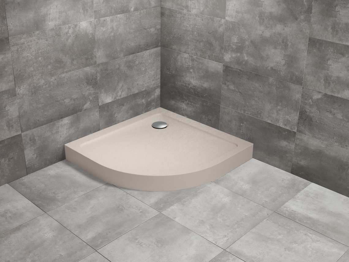 душевой поддон radaway doros a compact stone cashmere 90x90 кашемир