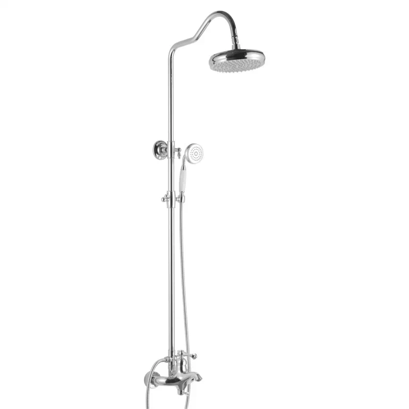 душевая стойка rose r0136 хром