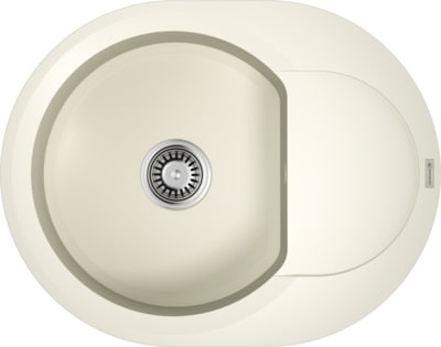 кухонная мойкa omoikiri sakaime 60e-wh 60x47 белый