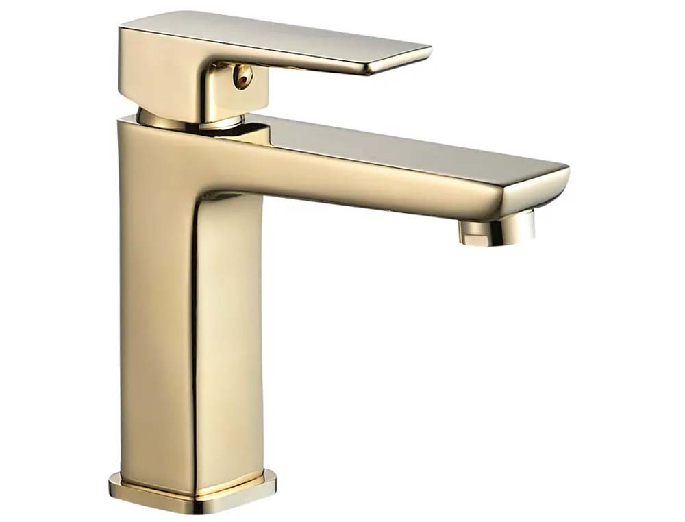 смеситель для умывальника rea orix gold rea-b6163 золото