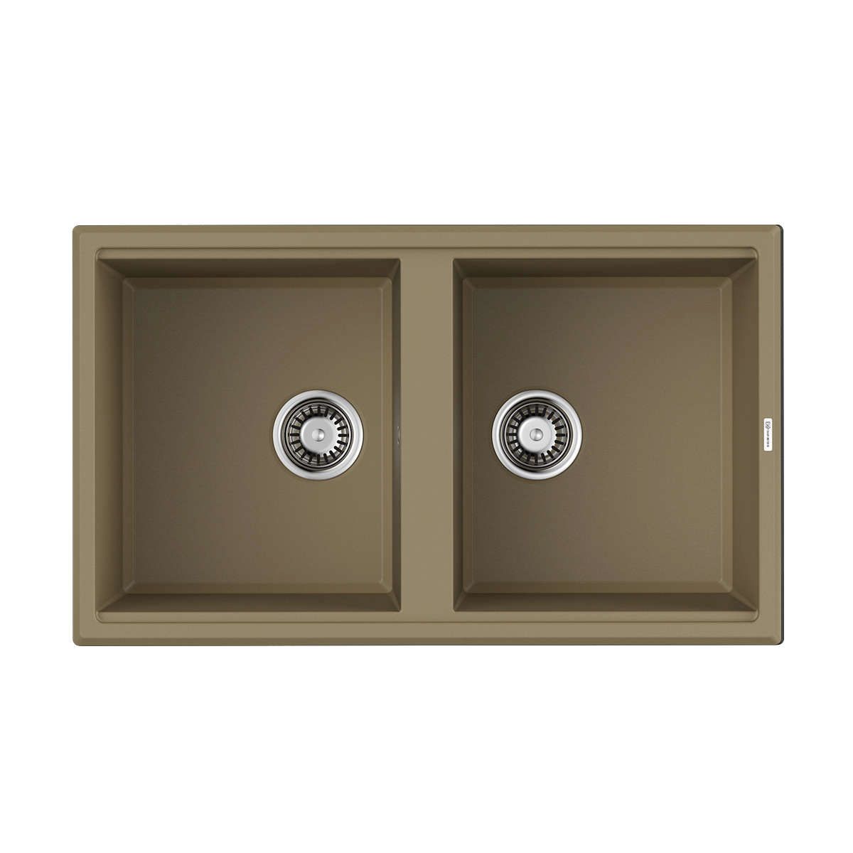 кухонная мойка omoikiri tedori 86-2-ch 4993929 86x51 шампань