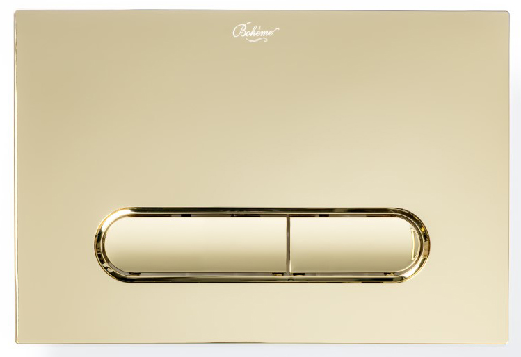 клавиша смыва из пластика boheme gold 667-g золото