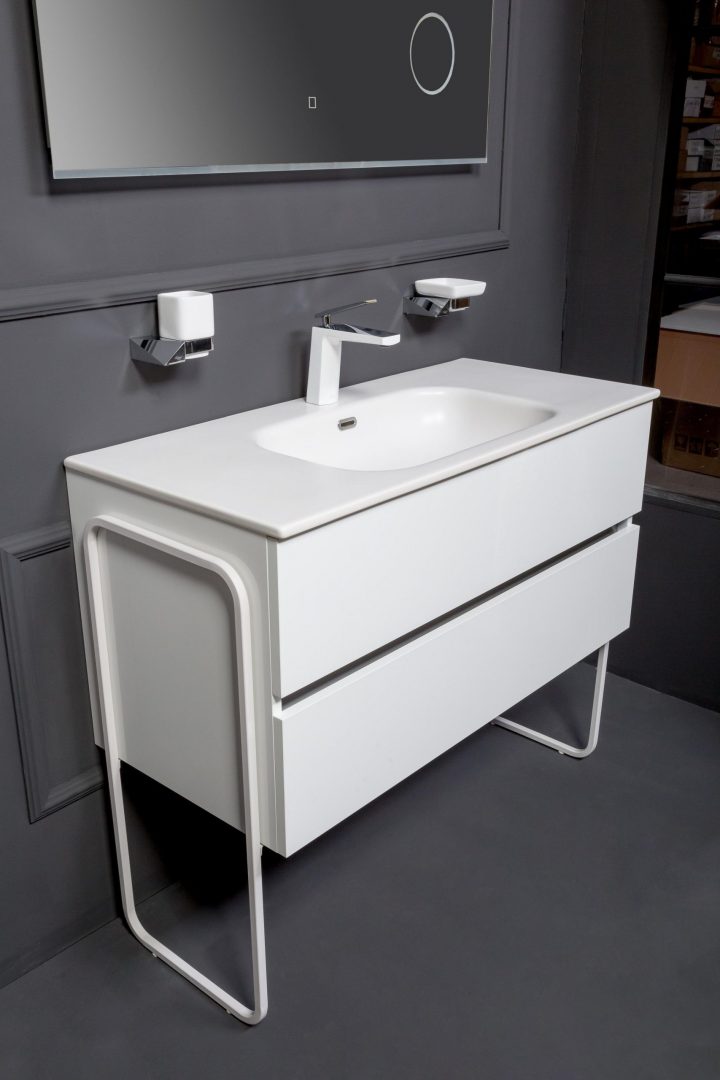 тумба подвесная armadi art vallessi 100 см white, белый