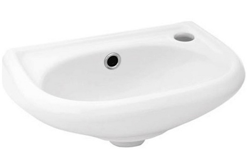 умывальник santek бриз 38,5x26,5 (с отверстием справа)