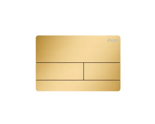 клавиша смыва axus 097tg super slim золотой