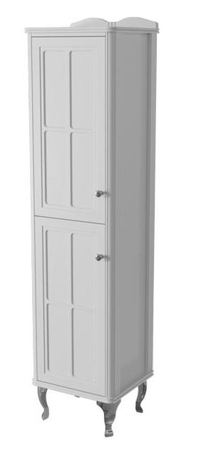 шкаф-пенал напольный caprigo borgo l 33450l-b231 белый левый