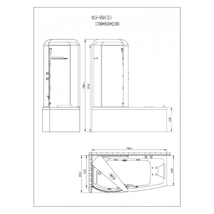 Душевой уголок Gutewetter Practic Square GK-403 115x122 (матовый хром/полистирол lines) фото 4 душевой уголок gutewetter practic square gk-403 115x122 (матовый хром/полистирол lines) фото 4
