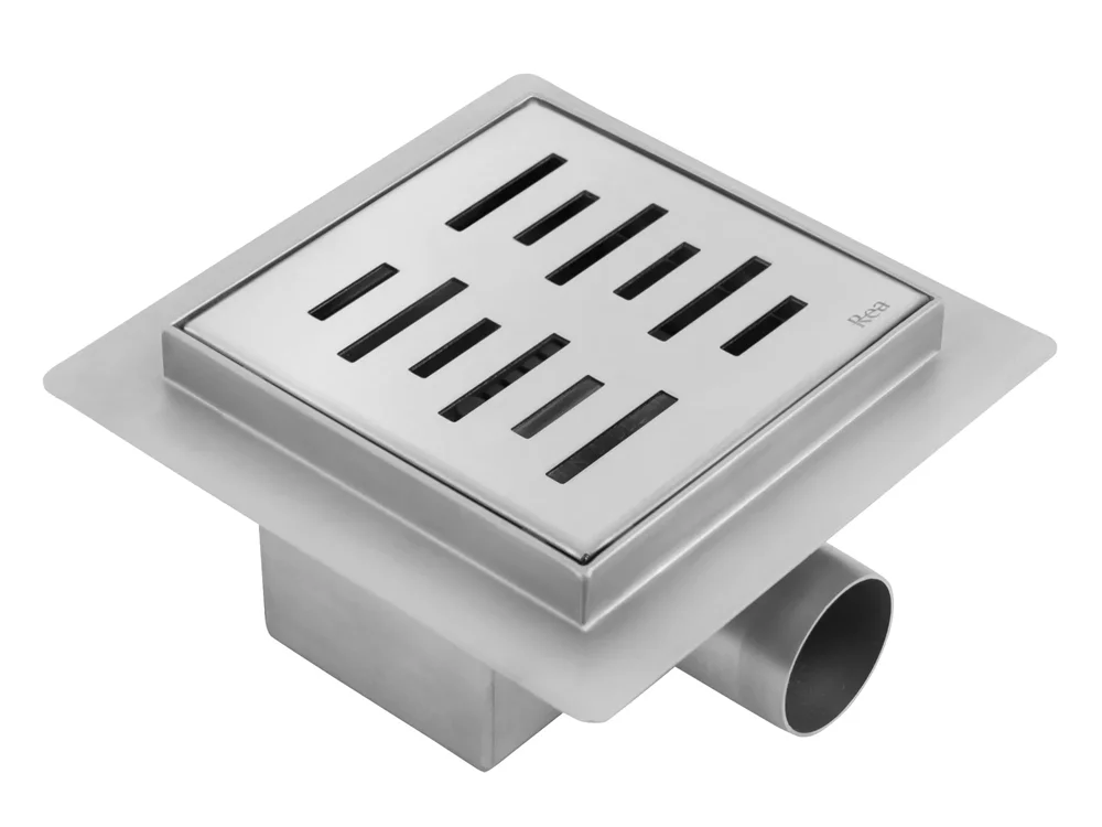душевой трап rea line 150x150 nickel matt никель матовый