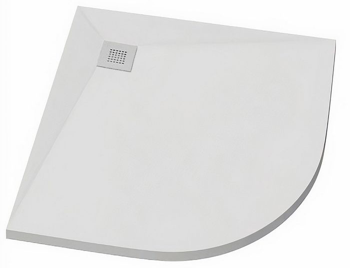 душевой поддон gooddoor essentia r 100x100 белый