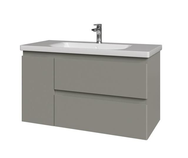 тумба подвесная caprigo forte 100 36115l-sf022 сансет
