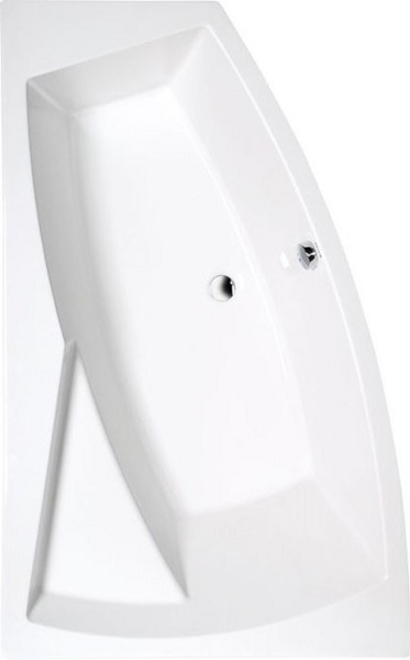 ванна акриловая alpen evia 160x100 r/l