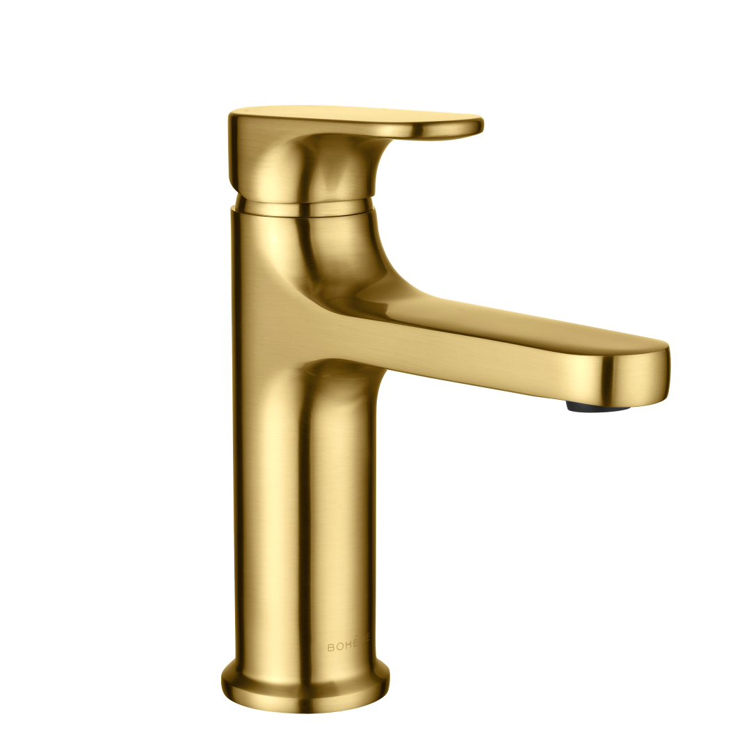 смеситель для умывальника boheme spectre matt gold матовое золото
