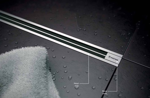 душевой лоток с решёткой pestan confluo slim line 300