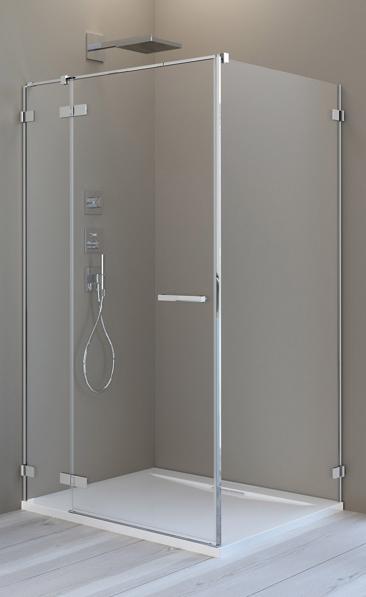 душевой уголок radaway arta kdj ii 90x110 прозрачное/хром