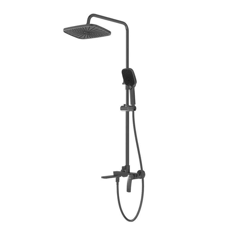 душевая стойка grossman mercury 500.k35.10.420 графит сатиновый