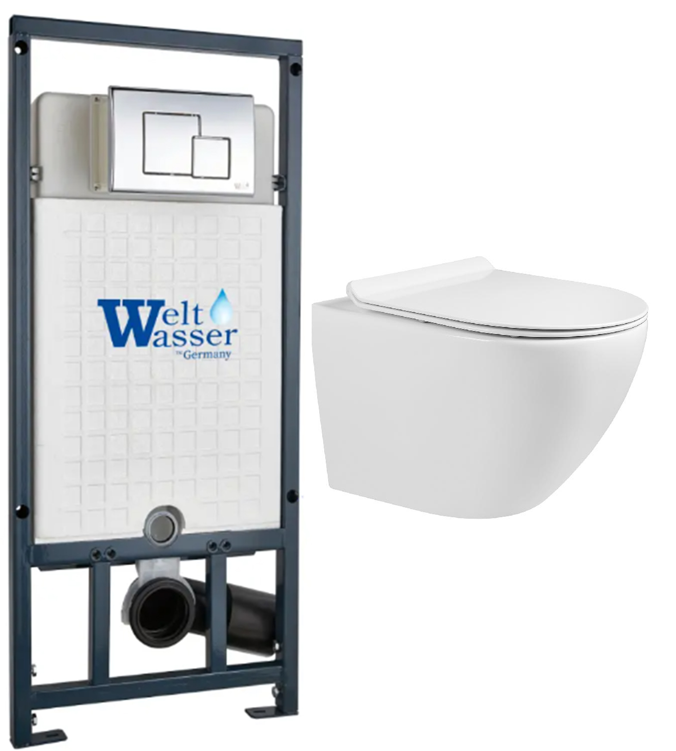 комплект инсталляции welt-wasser marberg 507 se cr с унитазом alpen a03s