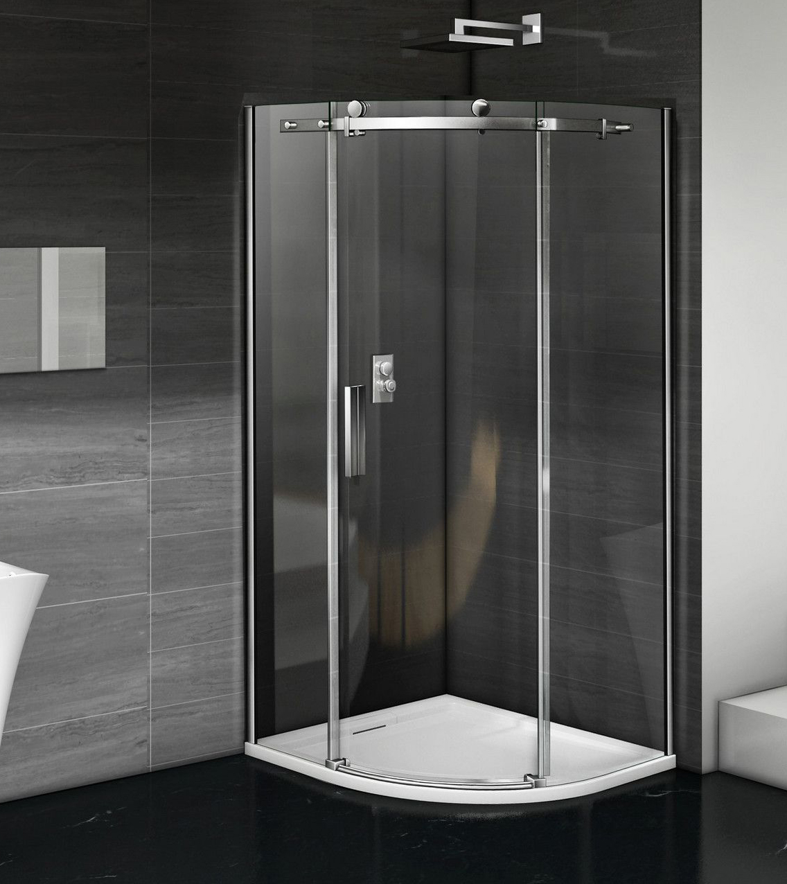 душевой уголок gooddoor galaxy r-90-c-ch 90x90