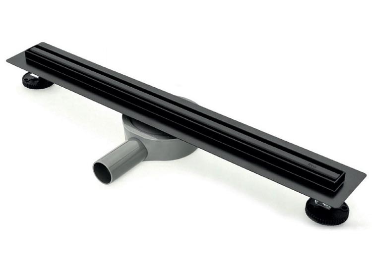 душевой лоток с решеткой rea neo slim pro black 50 g6992 черный