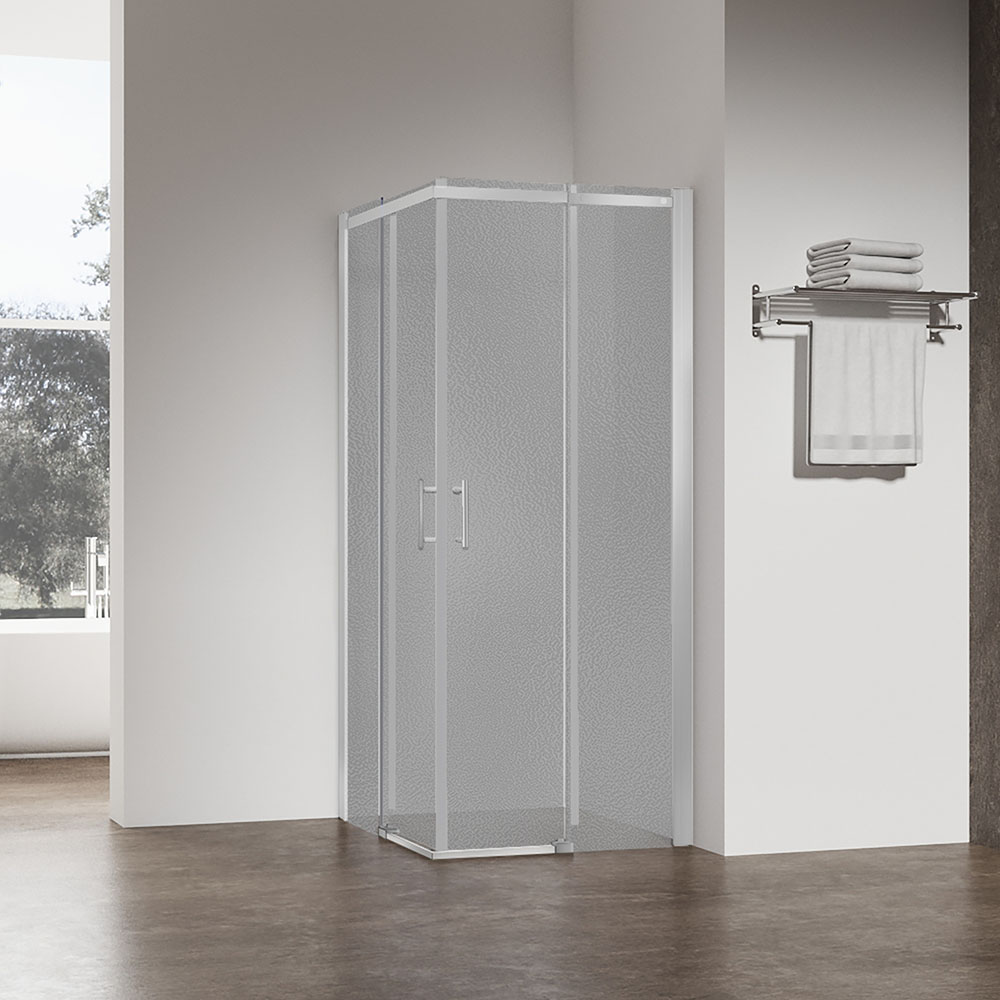 душевой уголок veconi rv50ch-100100-02-c8 100x100 матовое стекло / профиль хром