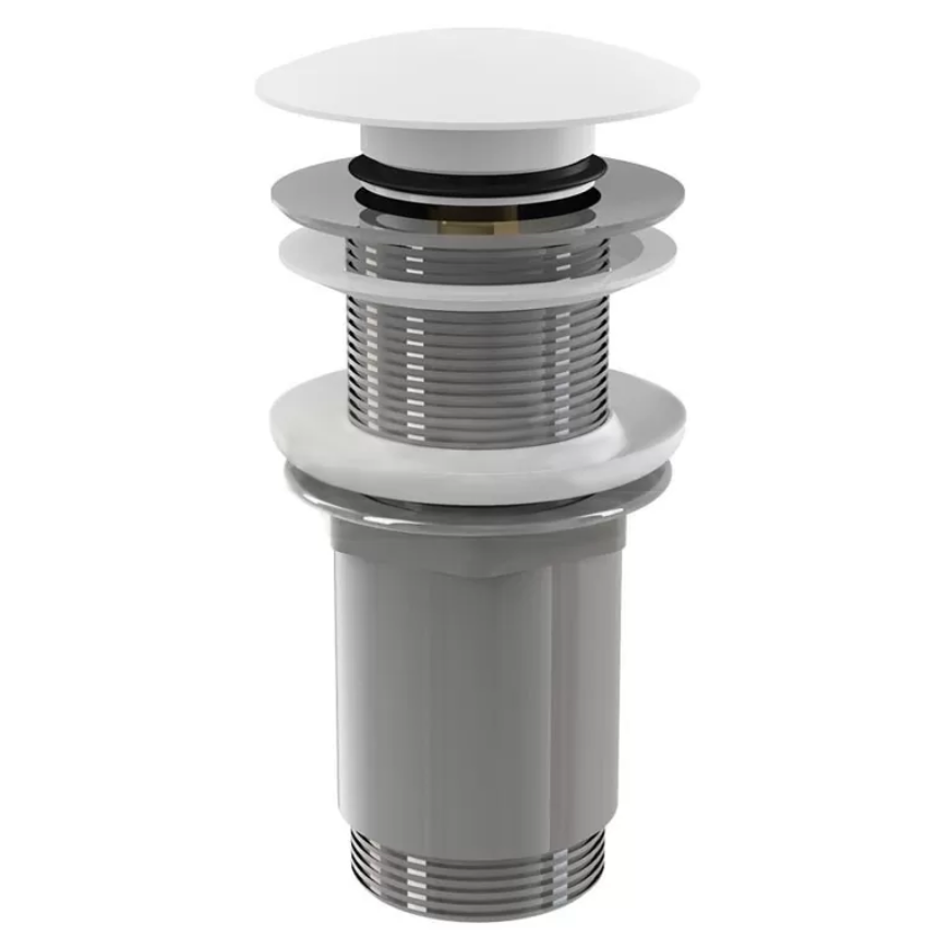 донный клапан salini 15121wg s-sense белый глянцевый